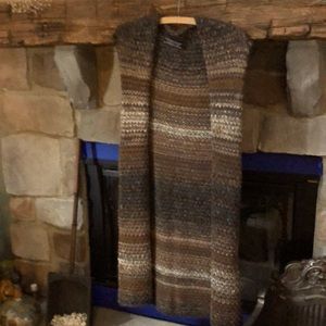 Peruvian Connection long sweater vest.